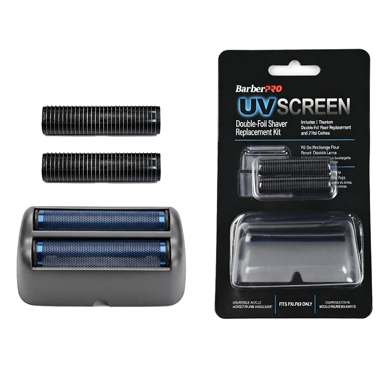 Electric Razor - ベビーリス プロ UV ダブルフォイル電気シェーバー FXLFS2 交換用フォイルとカッターヘッドキット（業務用）