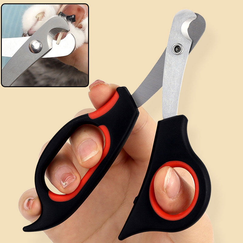 Grooming Scissors - ペットネイルケアはさみペットネイルはさみウサギモルモット猫足爪犬トリマーネイルカッターネイルクリッパーステンレス鋼