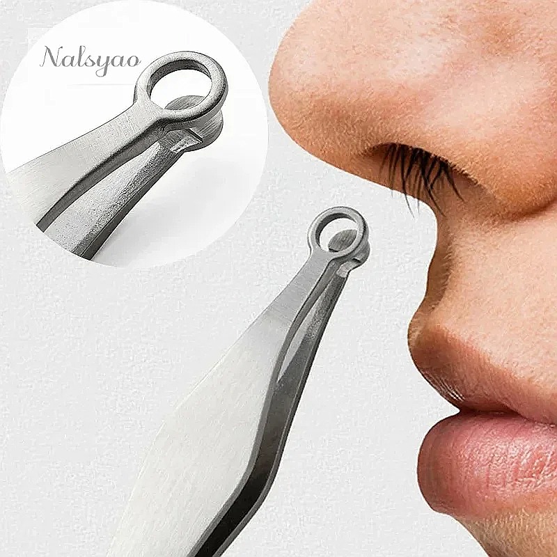 Nose Trimmer - ステンレス製 鼻毛用ピンセット 眉毛用ハサミ マニキュア用カッター
