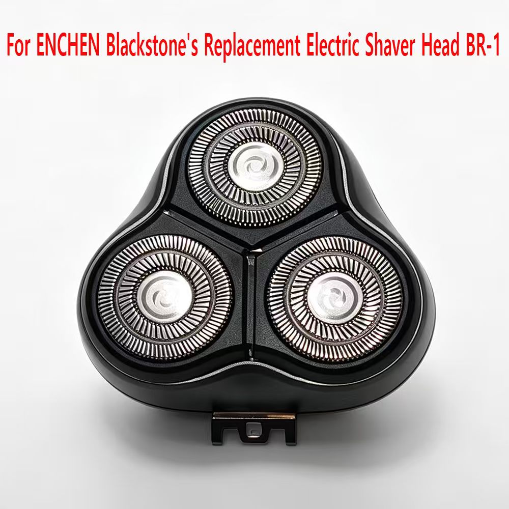 Aftershave - ENCHEN Blackstoneの交換用電気シェーバーヘッドBR-1 1個入り 3Dフロートトリプルブレード電気カミソリカッターヘッド