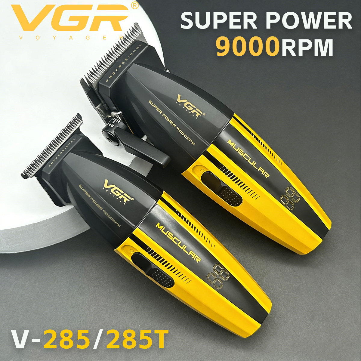 Electric Shaver Rotary - VGR バリカン プロ仕様 ヘアトリマー 電動 ヘアカット機