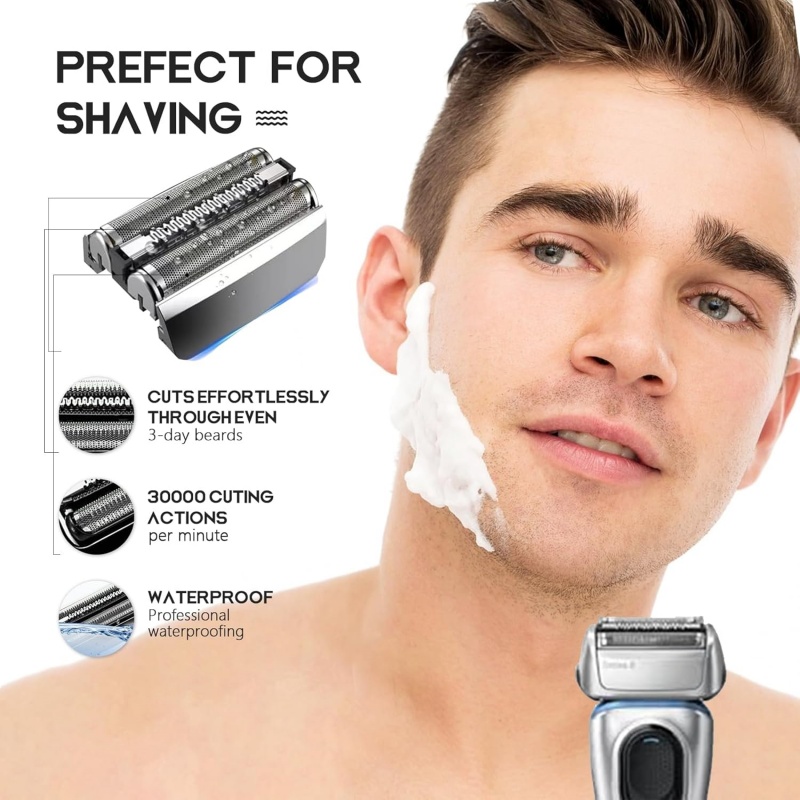 83M シェーバー替刃ヘッド ブラウン シリーズ 8 電気シ - Electric Razor のレビューと価格
