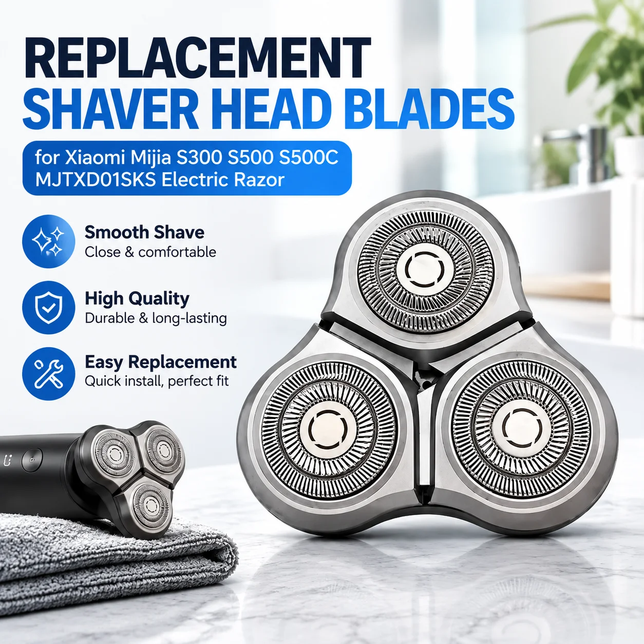 Xiaomi Mijia S300 S500 S500C M - Electric Razor のレビューと価格
