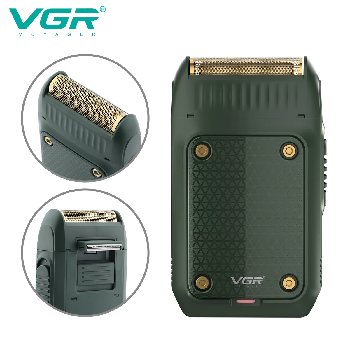 Vgr-プロの男性用電気シェーバー,あごひげと髪用のポータブ - Body Trimmer のレビューと価格