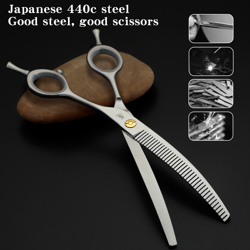 精密なカーブ刃のペット用トリミングシザー、7インチのカーブ刃 - Grooming Scissors のレビューと価格