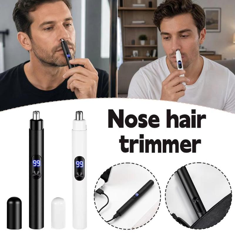 1 セット USB 充電式ミニポータブル電気鼻毛トリマータッ - Nose Trimmer のレビューと価格