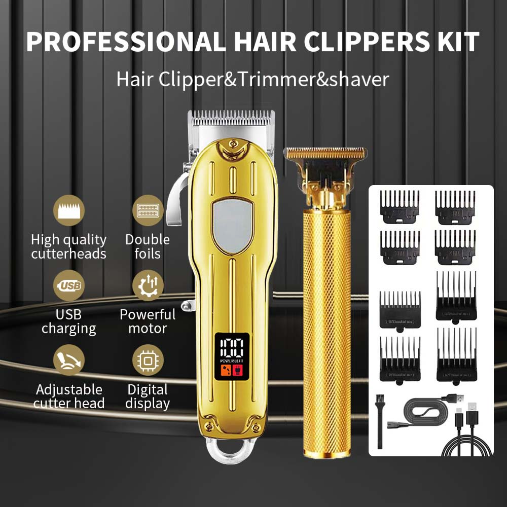 2 in 1電動バリカン＆T字型トリマーセット（男性用）-コ - Grooming Kit のレビューと価格