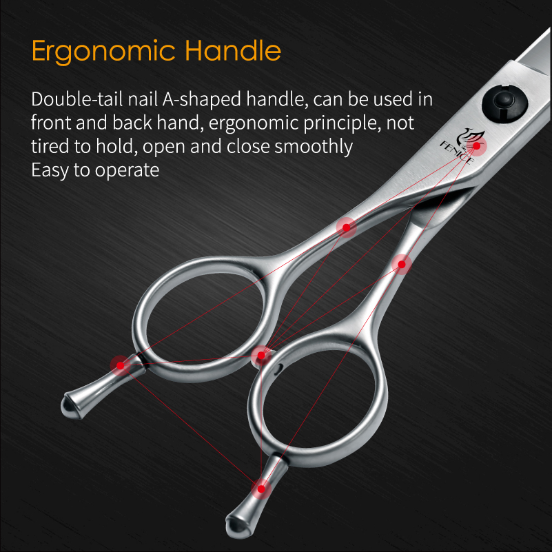 Fenice-プロの犬のグルーミングツール,超湾曲,35 ° - Grooming Scissors のレビューと価格
