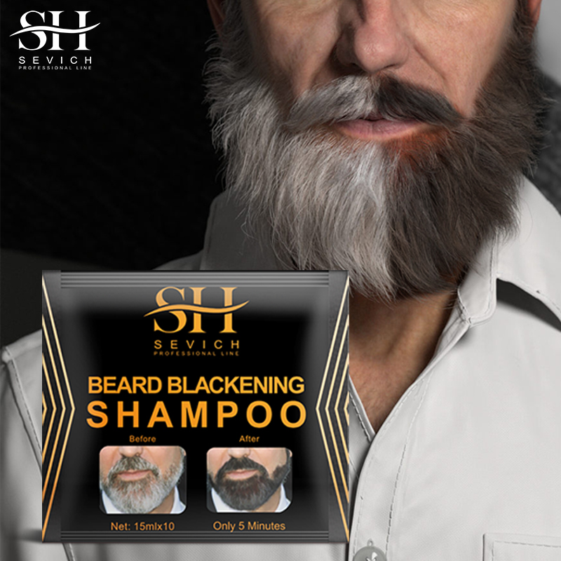 1/10 個天然染毛剤黒ひげシャンプー植物ベースの自然な長期 - Beard Oil のレビューと価格