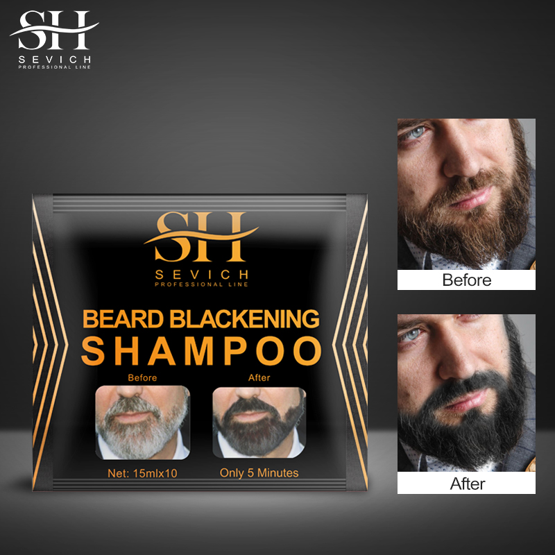 1/10 個天然染毛剤黒ひげシャンプー植物ベースの自然な長期 - Beard Oil のレビューと価格
