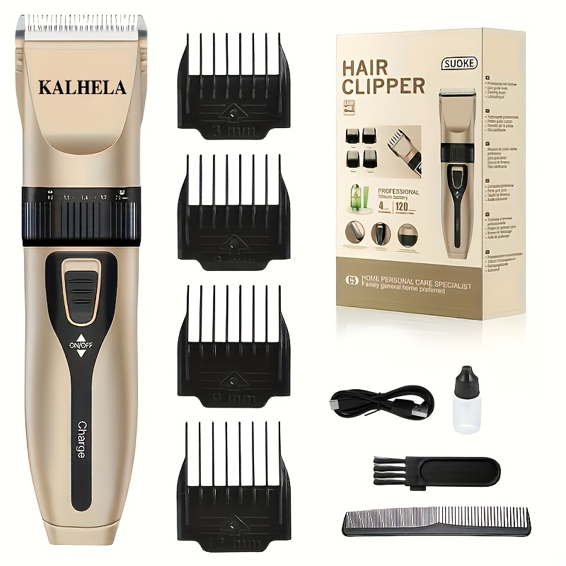プロ仕様のコードレスヘアクリッパー（男性用）。USB充電式で - Grooming Kit のレビューと価格